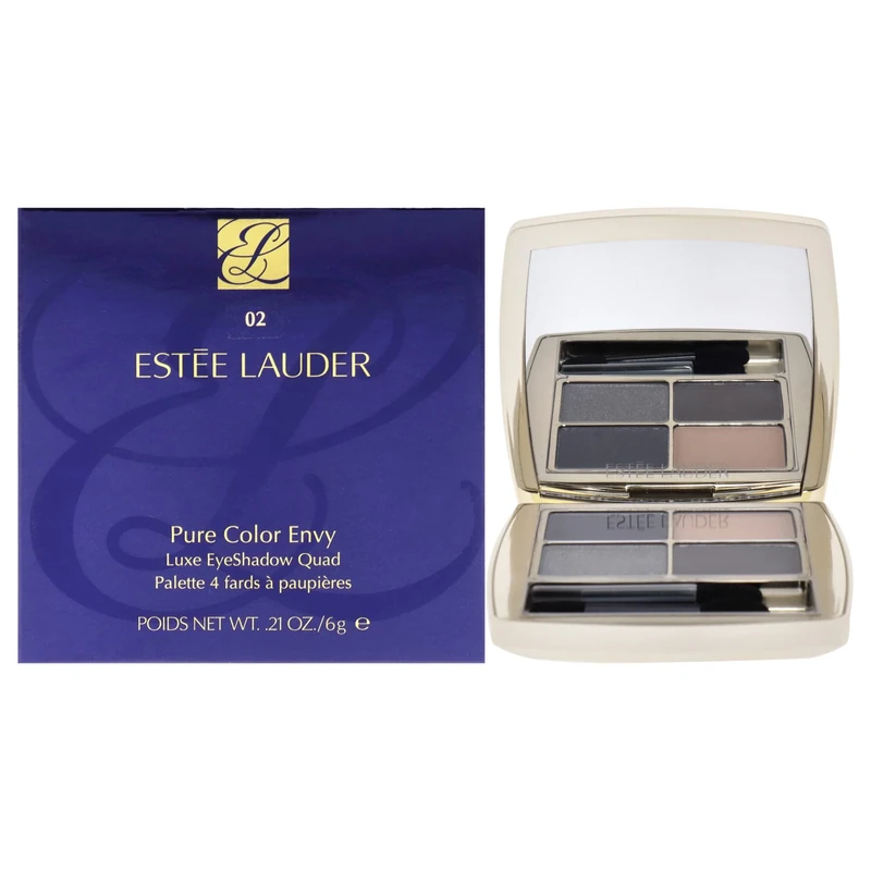 Estee Lauder Pure Color Envy Luxe Eyeshadow Quad - 02 Indigo Night For Women 0.28 oz Eye Shadow