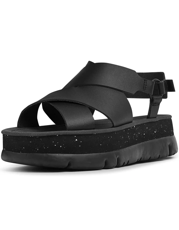 Camper Women's Oruga Up K201399 Sandal, Black, 9 UK