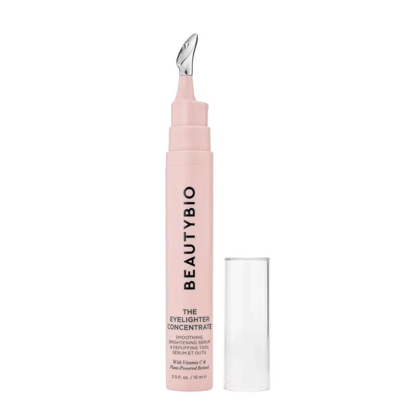 BeautyBio The Eyelighter Concentrate. Smoothing, Brightening & Priming Serum + Depuffing Tool, 1 ct, 10723.V1, Blush