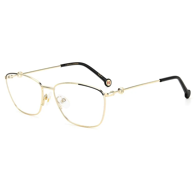 Carolina Herrera Ch 0060 RHL/16 GOLD BLACK Eyewear Women's Steel, Standard, 57