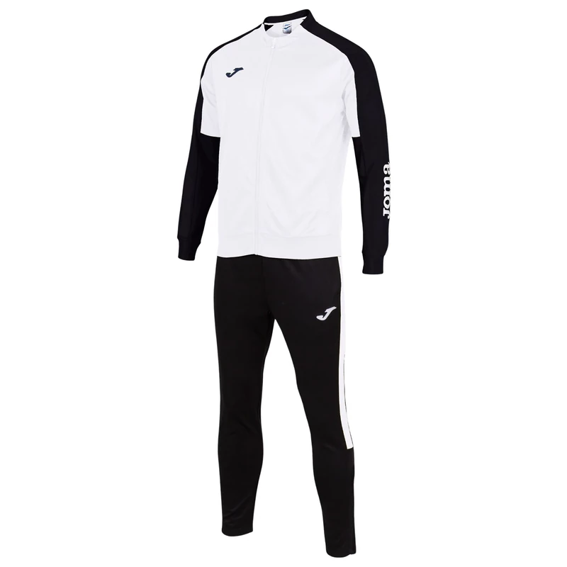 Joma Men's Eco Championship Tracksuit, White Black, L