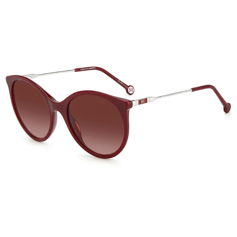Carolina Herrera Ch 0069/s LHF/3X BURGUNDY Sunglasses Women's Acetate, Standard, 56