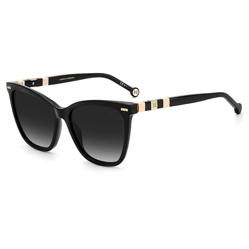 Carolina Herrera Her Ch 0044/s 3H2/9O BLACK PINK Sunglasses Unisex Acetate, Standard, 18