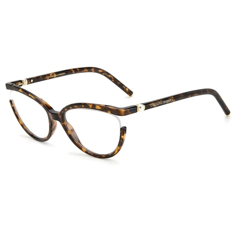 Carolina Herrera Ch 0005 086/18 HAVANA Eyewear Women's Propionate, Standard, 55