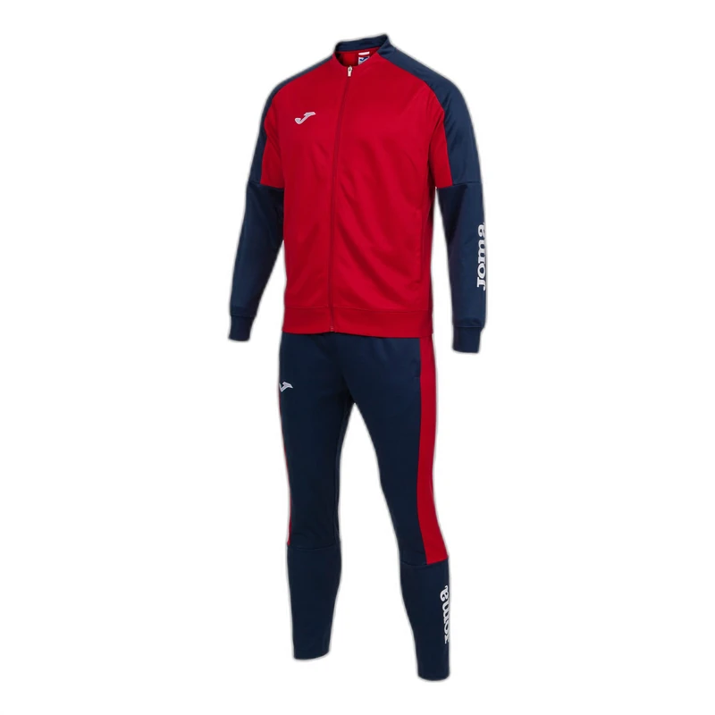 Joma Men's Eco Championship Tracksuit, Red Navy, XL