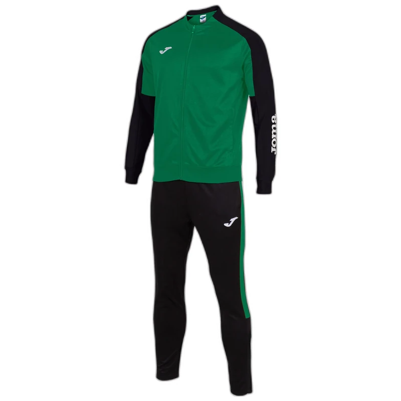 Joma Men's Eco Championship Tracksuit, Green Black, XS