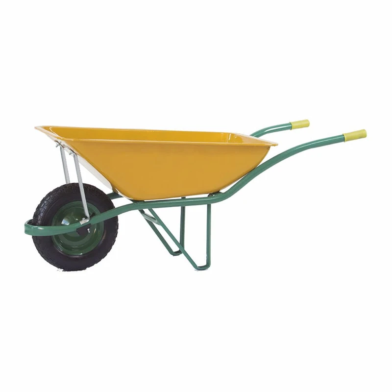 European Pneumatic Wheelbarrow 90L Yellow C900.110 ALTRAD - Image 1