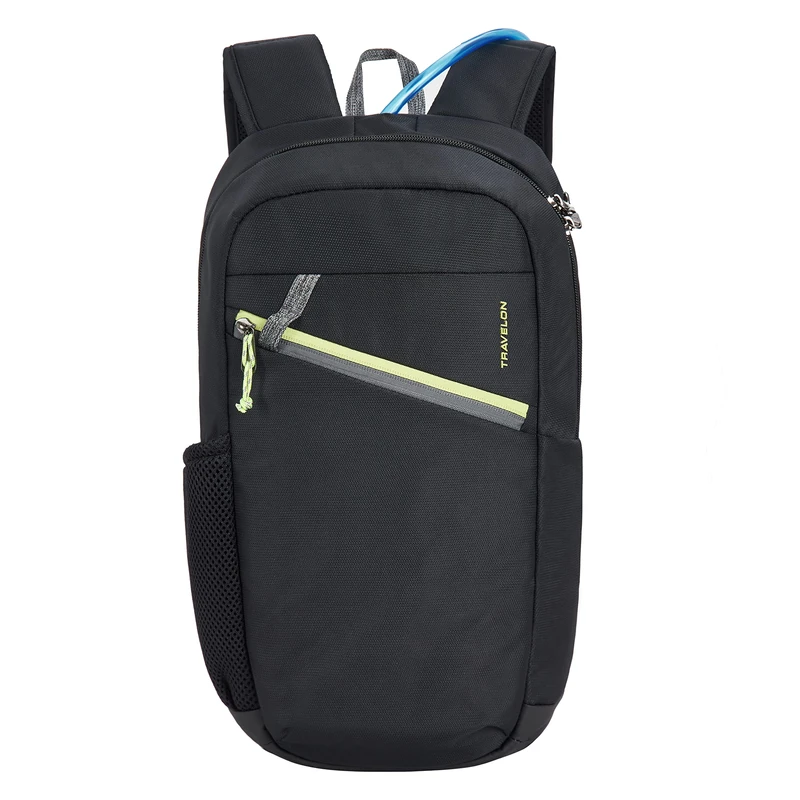 Travelon Unisex's Anti-Theft Greenlander 9l Backpack, Jet Black, 9" W x 16" H x 5" D - Image 1