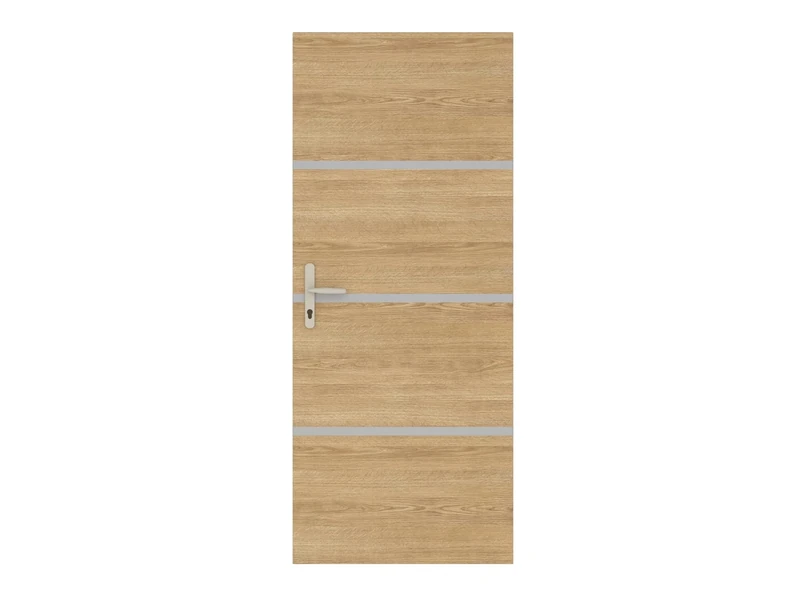 Nordlinger Door Renovation Kit Natural Oak Decor 890510 4 Veneer Sheets 85 x 50 cm & 3 Profiles 85 x 2 cm