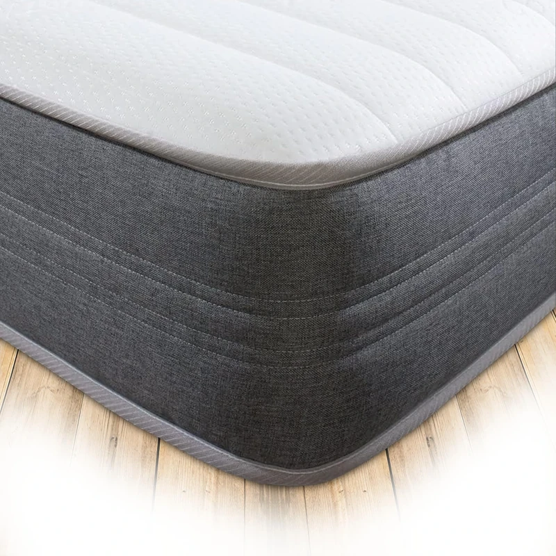 Starlight Beds Dream Dusk, Hybrid Spring and Memory Foam Small Single Mattress. Maximum Value Mattress. Soft, 7.5 Inch Deep (Grey) (2ft6 x 6ft3)