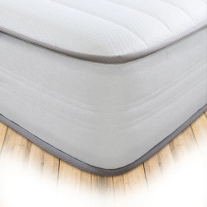 Starlight Beds Dream Dusk, Hybrid Spring and Memory Foam European Double Mattress. Maximum Value Mattress. Soft, 7.5 Inch Deep (White) (140cm x 200cm) - Image 1