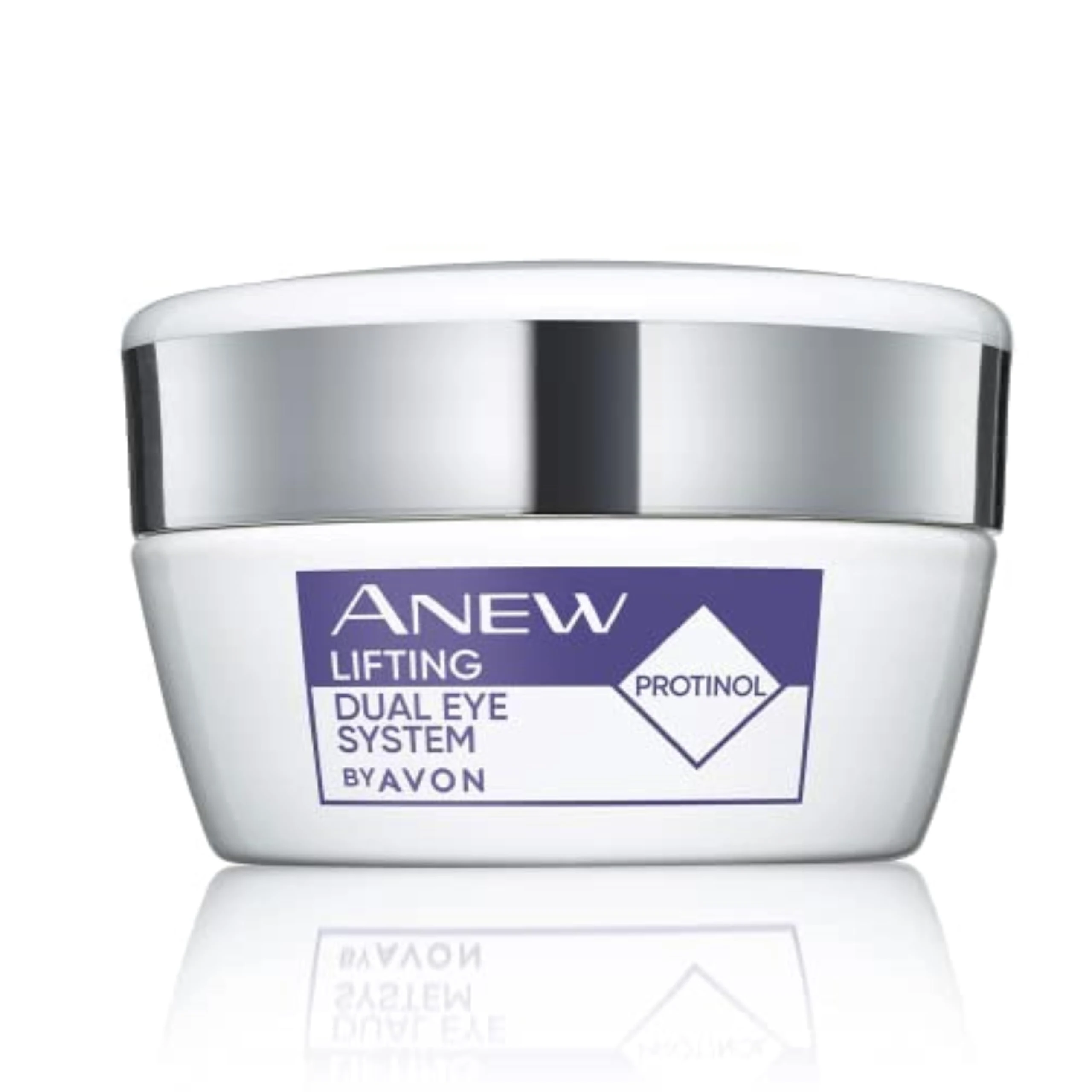 Avon Anew Platinum Lift & Tighten Dual Eye System 20ml, with Protinol™ Technology and Caffeine to Help Tighten and Hydrate Skin, Reduces Fine Lines and Sagging, Cruelty Free - Packaging May Vary