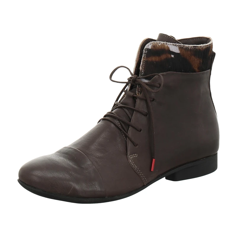 Think! Women's Guad Sustainable Leather Lined Ankle Boot, 2000 Pepper Combi, 7.5 UK