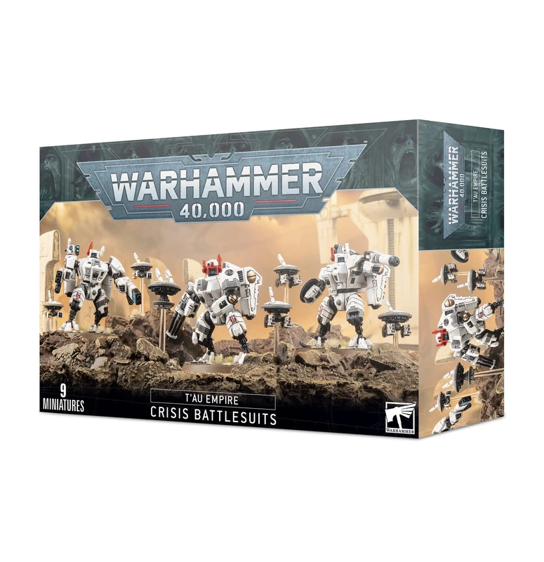 Games Workshop Warhammer+40k+-+Tau+XV8+Crisis+Battlesuit+Team - Image 1