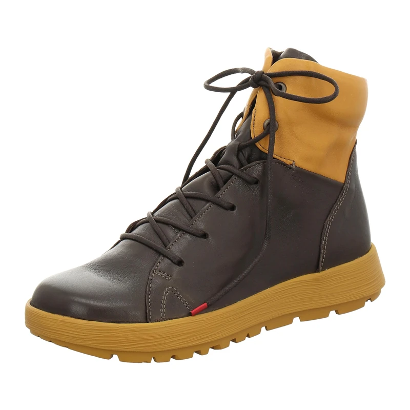 Think! Women's Comoda Chrome-Free Tanned Sustainable Ankle Boot, 2010 Graphite Estate, 4 UK