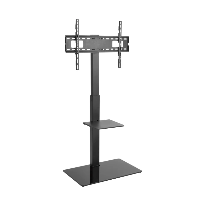 AISENS FT70S-077 Eco Floor Stand, DVD Tray for Monitor/TV 40kg 37-70, Black