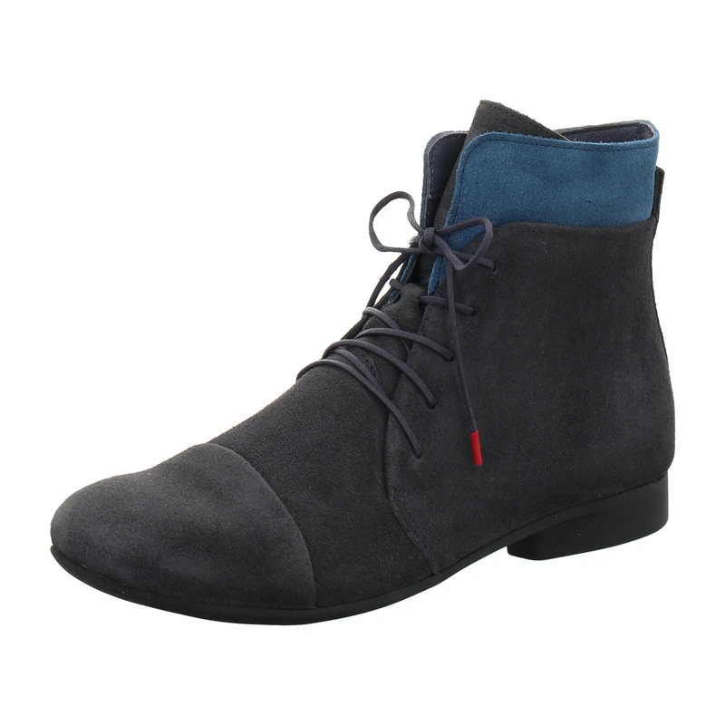Think! Women's Guad Sustainable, Loden Lining Ankle Boots, 8000 Navy Combi, 4 UK