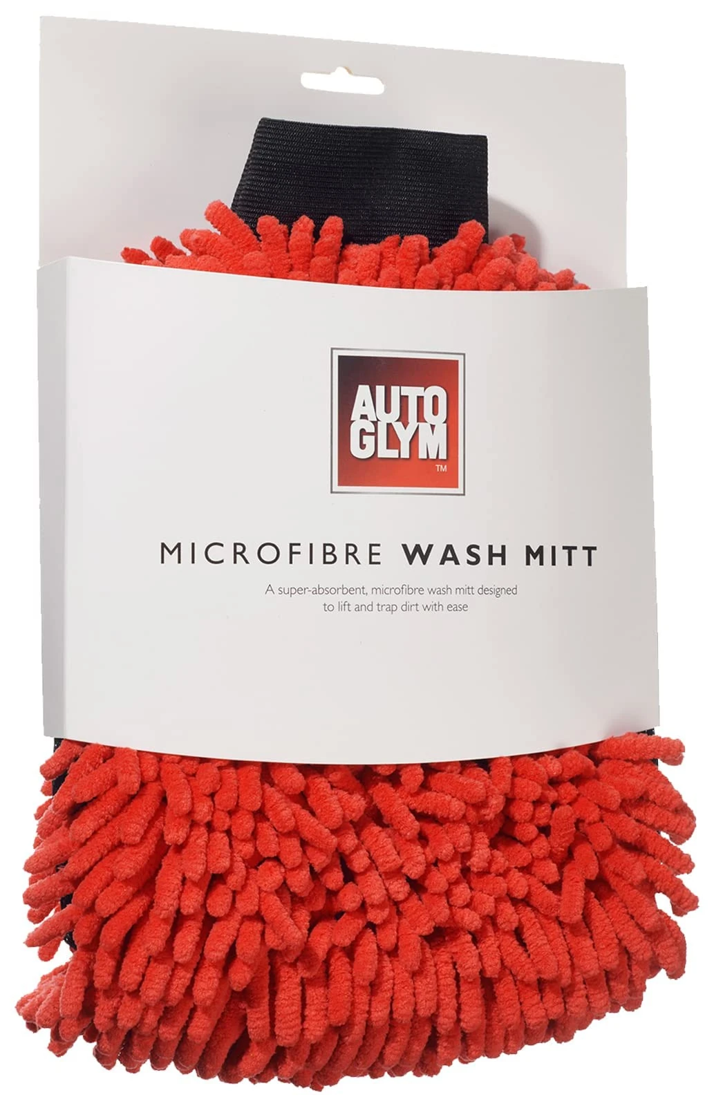 Autoglym Microfibre Noodle Wash Mitt - Mircrofibre Cleaning Mitt Specially Designed For a Quick, Streak-free Finish on Car Paintwork and Glass