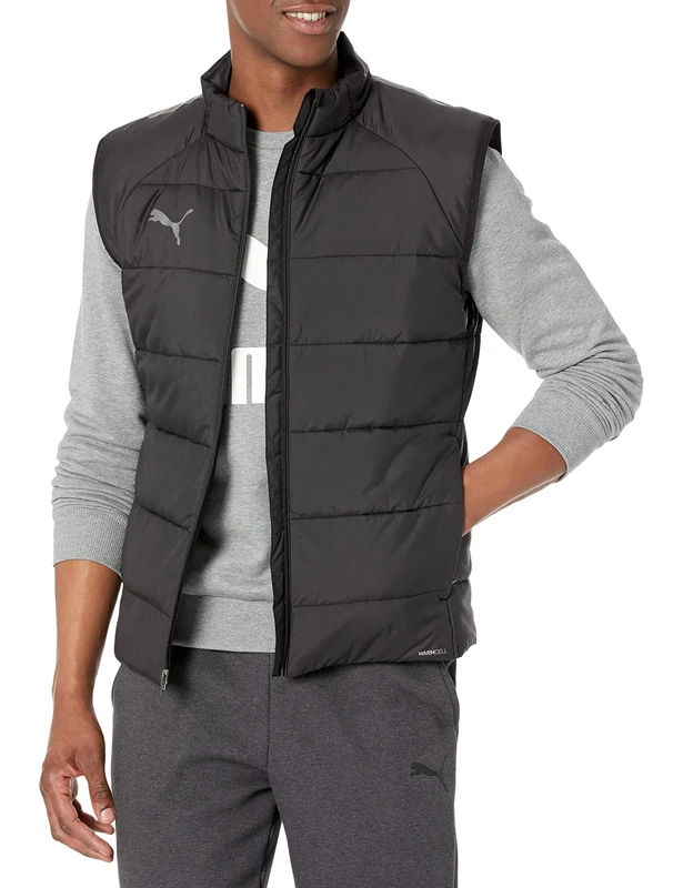 PUMA Men's Teamliga Vest Jacket Black, M