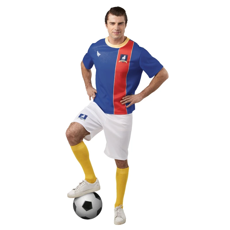 Rubies 1000134L000 Ted Lasso AFC Richmond Soccer Uniform Adult Fancy Dress, Men, Multi, Large, Chest 43' Halloween