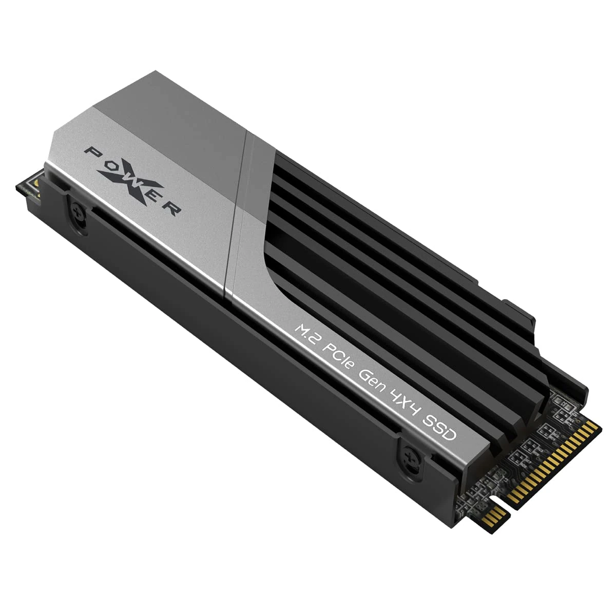 Silicon Power 4TB XS70 Nvme PCIe Gen4 M.2 2280 Internal Gaming SSD W/R Up to 7,200 MB/6,800/s (SP04KGBP44XS7005)