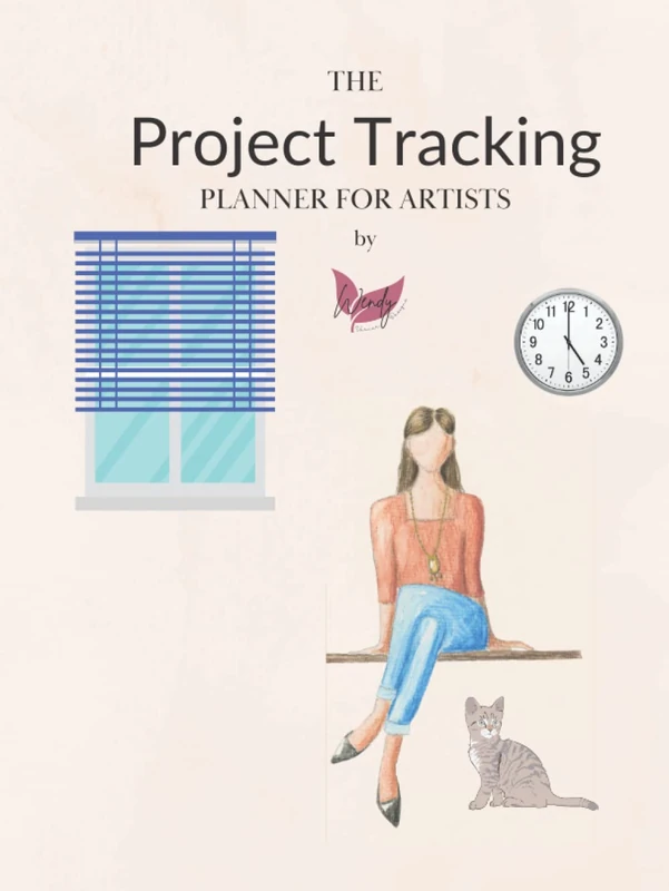 Project Planner for Artists: Everything you need to organize and create 60 custom art projects! | Wendy Varner Designs: Customizable planner to ... year of commissioned and custom art projects