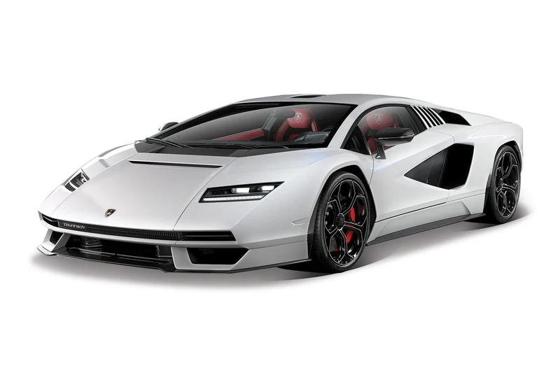Maisto - Lamborghini Countach LPI 800-4 White, 1:18 Scale Diecast Car, Detailed Replica with Opening Parts, Officially Licensed by Lamborghini, Not Suitable for Children Under 36 Months