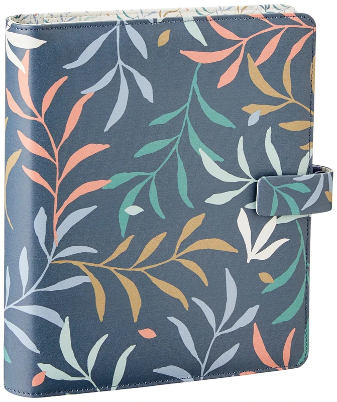 Filofax A5 Botanical organiser - blue