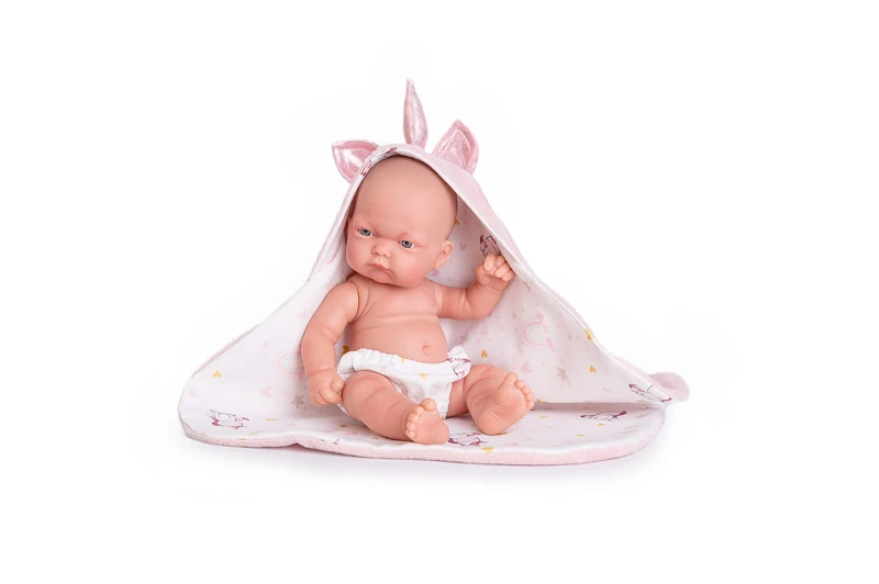 Antonio Juan Pitu Mini Baby Doll with Unicorn Cap