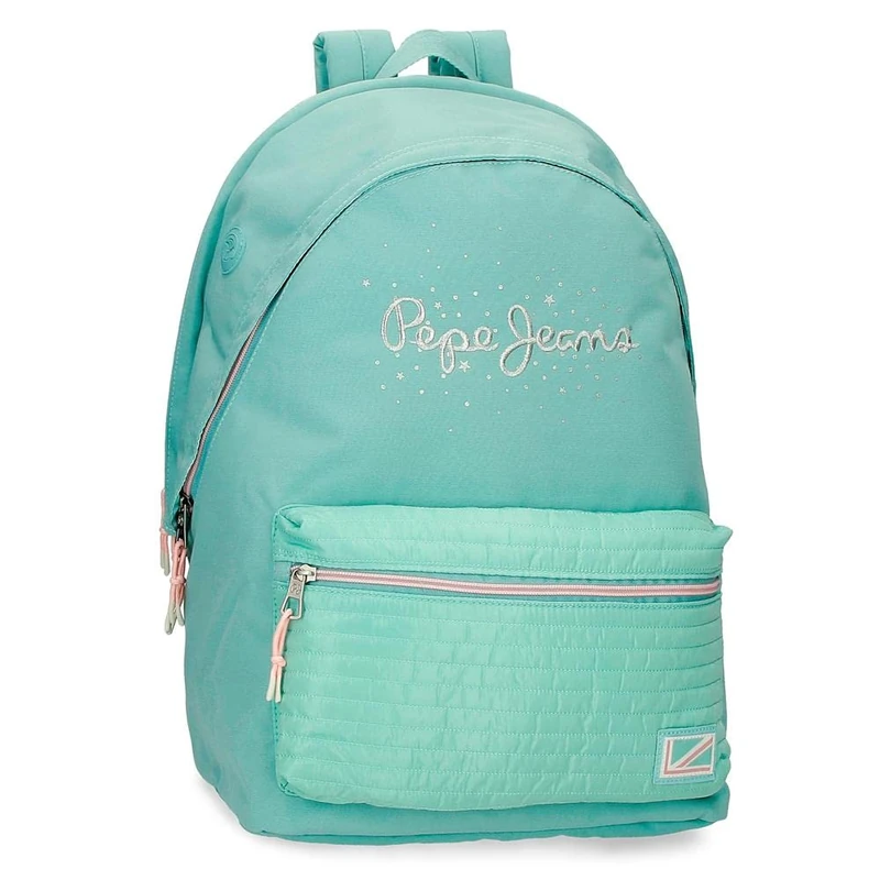 Pepe Jeans Jane Small Backpack Blue 19 x 23 x 8 cm Polyester 3.5 L - Image 1