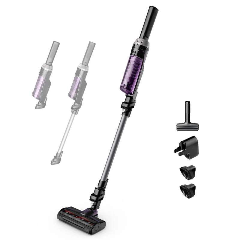 Rowenta RH1128 X-Nano Cordless Vacuum Cleaner | Lithium Ion Battery Type | Ultralight | 2-in-1 Stick Vacuum Cleaner & Handheld Vacuum Cleaner | Up to 40 Minutes Running Time | Includes Accessories |