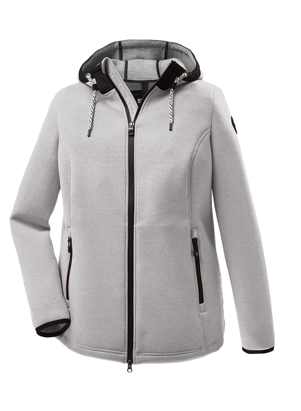 STOY 38098-000 Women's Scuba Jacket with Hood Large Sizes STS 1 WMN JCKT Off-White 44 - Image 1
