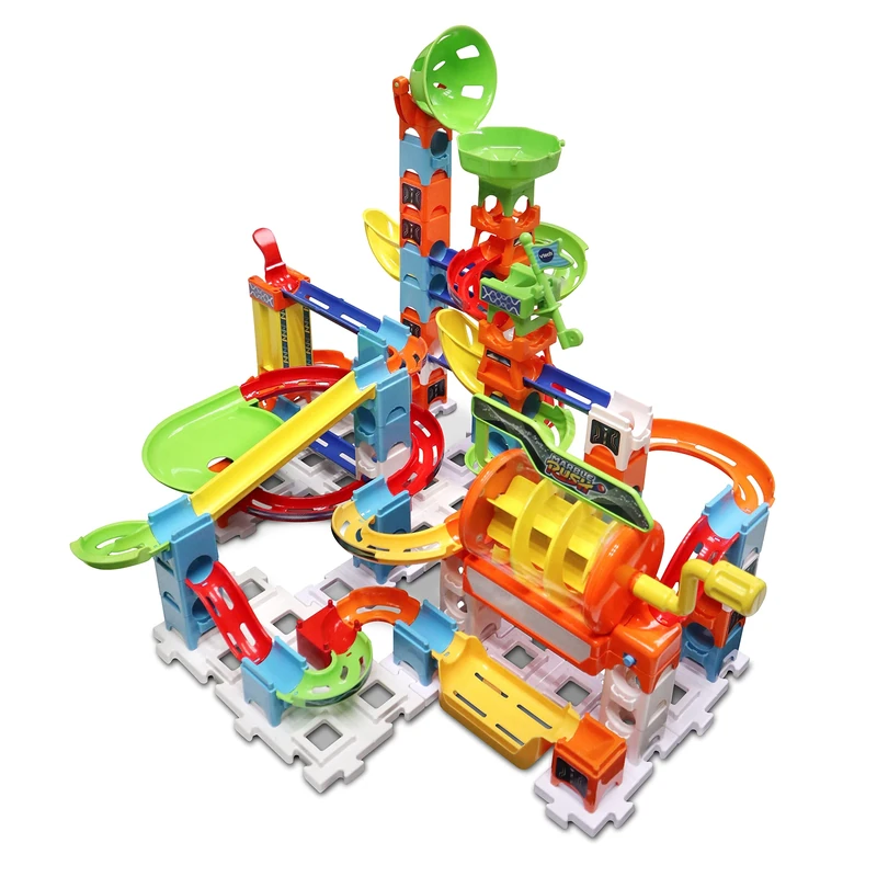 VTech - Marble Rush Deluxe Corkscrew Set, Interactive Marble Circuit, Building Toy for Children +4 Years Old, Spanish Version
