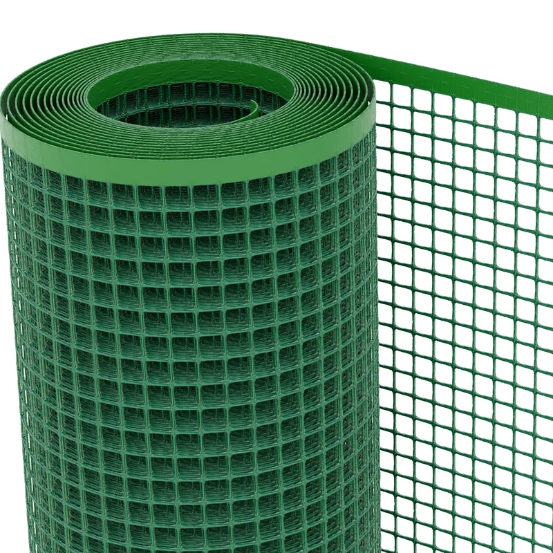 tenax Quadra 20 Green 1 x 50 m, Plastic Protective Mesh for Gates, Fences and Balconies