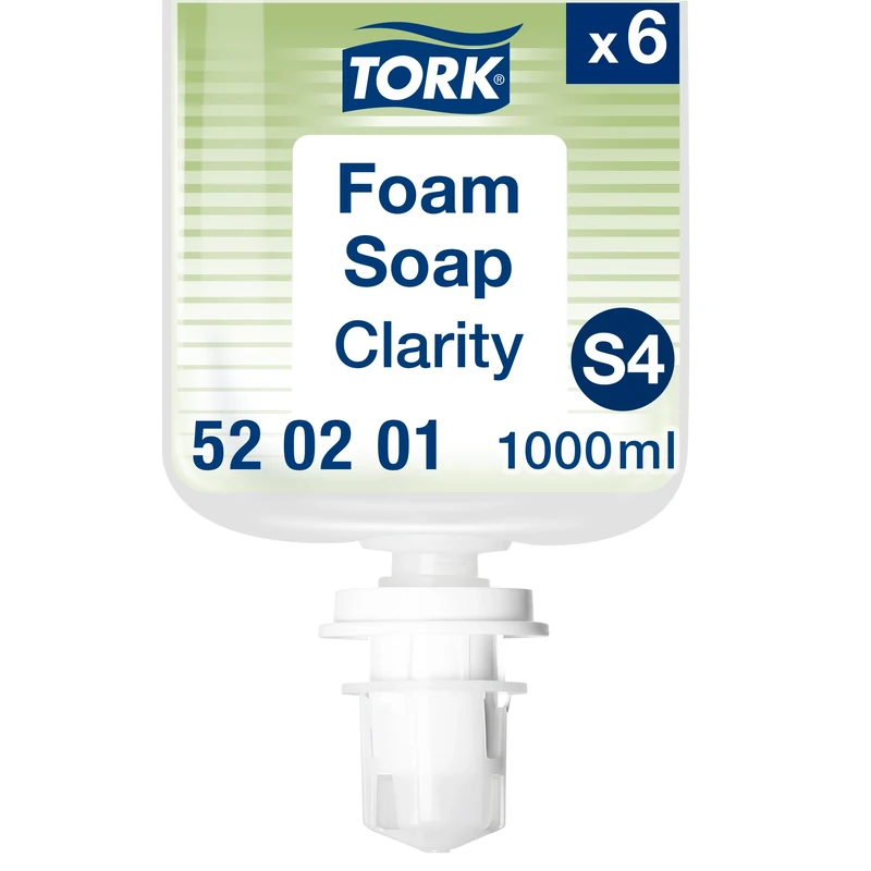 Tork Clarity Foam Soap, Sustainble Formula, 6 x 1000mL, 520201