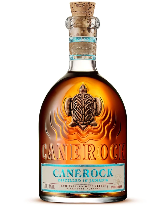 Canerock - Authentic Jamaican Rum Infused with Natural Vanilla, Coconut & Ginger - Smooth & Well-Balanced Taste - Rum Gifts for Men & Women, Great for Sipping Neat & Cocktails - 40% ABV, 70cl