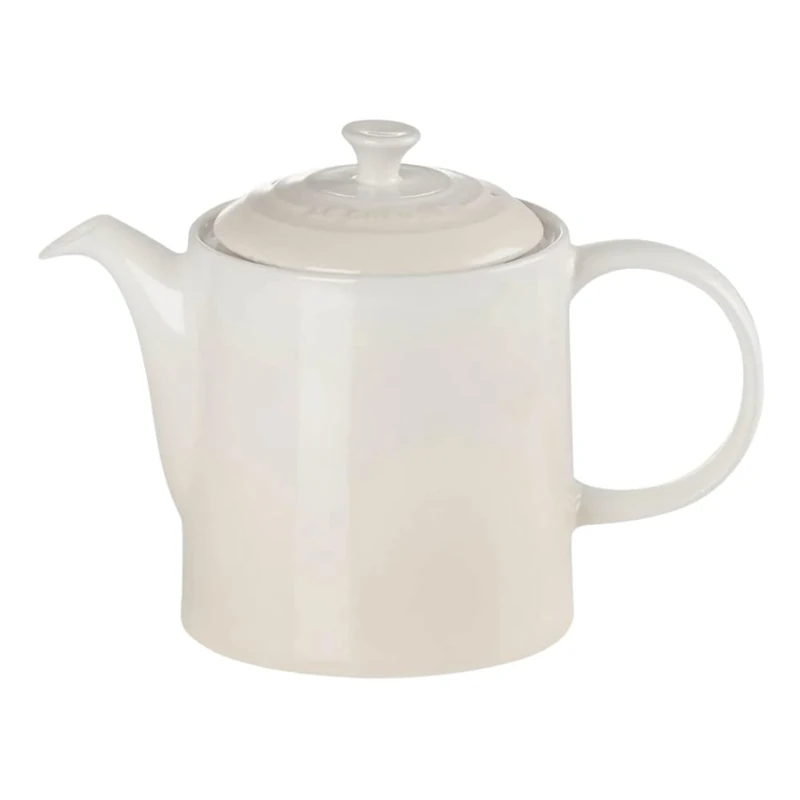 Le Creuset Grand Teapot, Stoneware, 1.3 litres, Serves 4 Cups, Meringue, 70703137160000