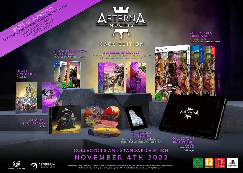 Selecta Play Aeterna Noctis Caos Edition - Nintendo Switch