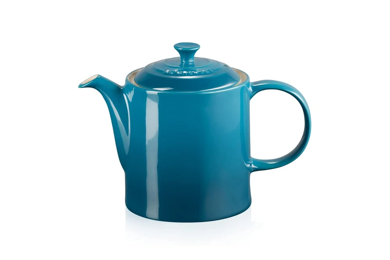 Le Creuset Grand Teapot, Stoneware, 1.3 litres, Serves 4 Cups, Deep Teal, 71702004440099