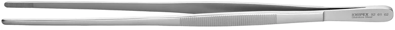 KNIPEX Tools 92 61 02 Stainless Steel Gripping Tweezers-Blunt Tips, 11-3/4"