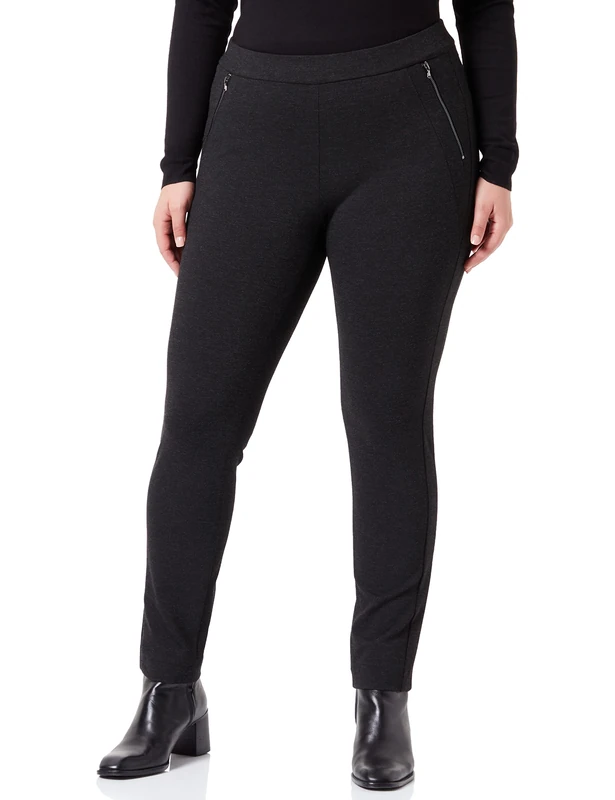 Atelier GARDEUR Women's Zene28 Trouser, Stretch Limo (1098), 14