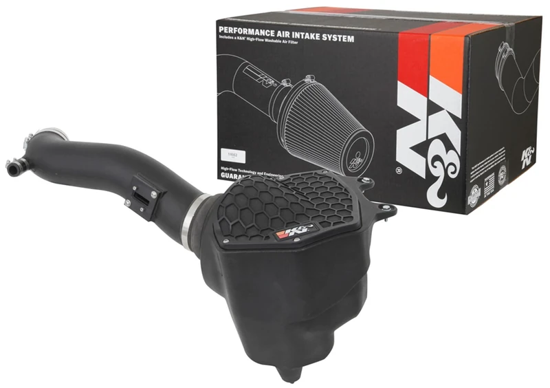 K&N Cold Air Intake Kit: High Performance, Increase Horsepower: Compatible with 2021 JEEP Gladiator; 2020-2021 JEEP Wrangler JL, 63-1587