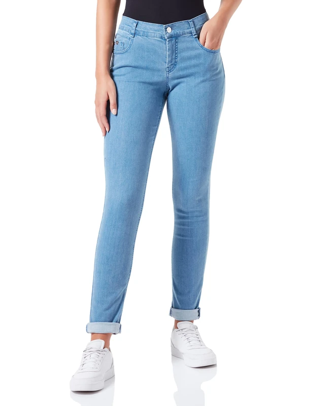 Atelier GARDEUR Women's ZURI90 Trousers, Bleach(165), 34
