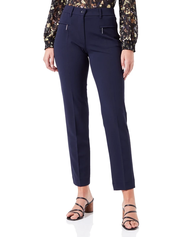 Atelier GARDEUR Women's Zene51 Pants, Black Iris(1068), 10