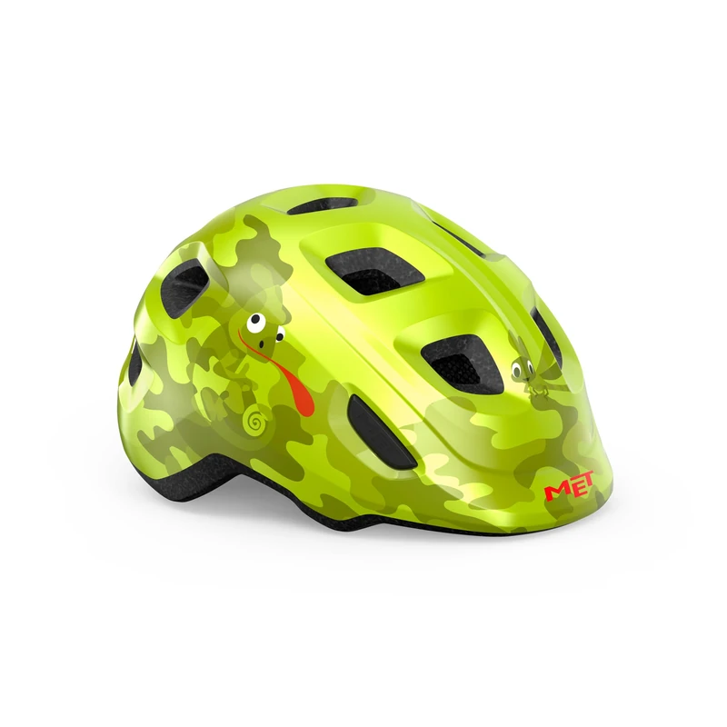 MET - Hooray Children's Cycling Helmet In Lime / Chamaleon Size Extra Small (46-52 cm)