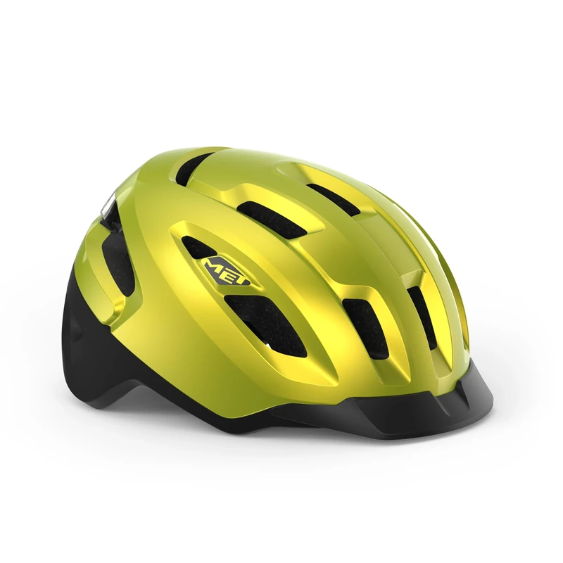 MET - Urbex MIPS Urban Cycling Helmet In Lime Yellow Size Medium (56-58 cm)