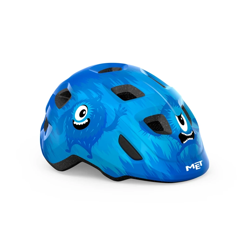 MET - Hooray Children's Cycling Helmet In Blue / Monsters Size Extra Small (46-52 cm)