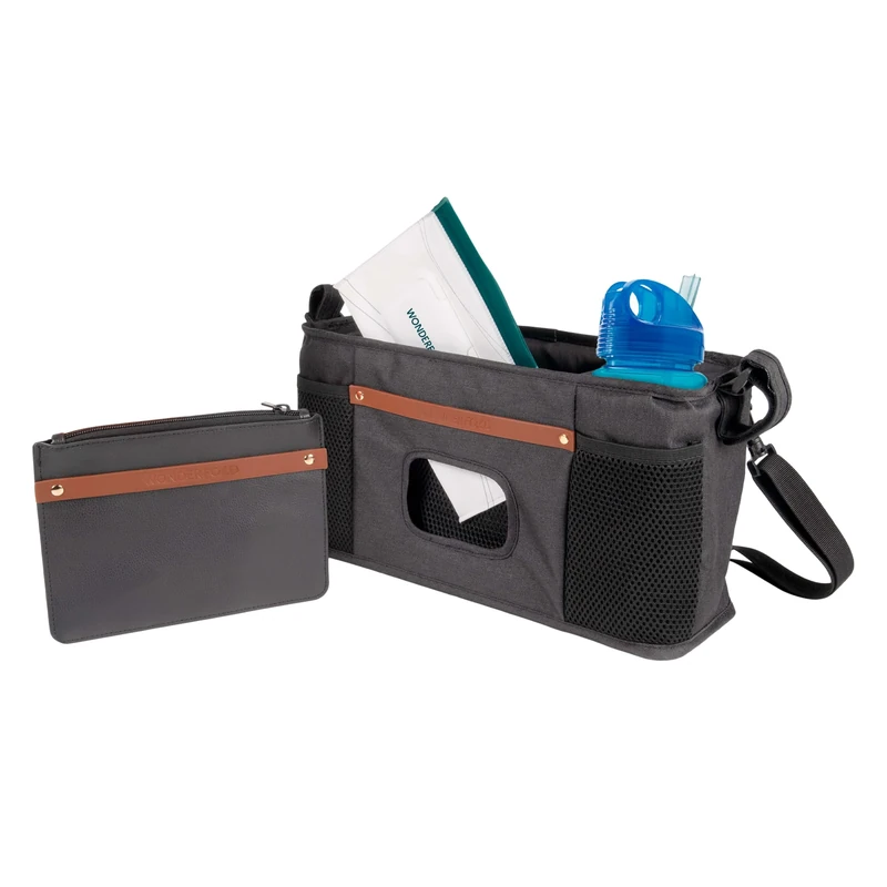 Wonderfold W2 Parent Console Cup Holder Black