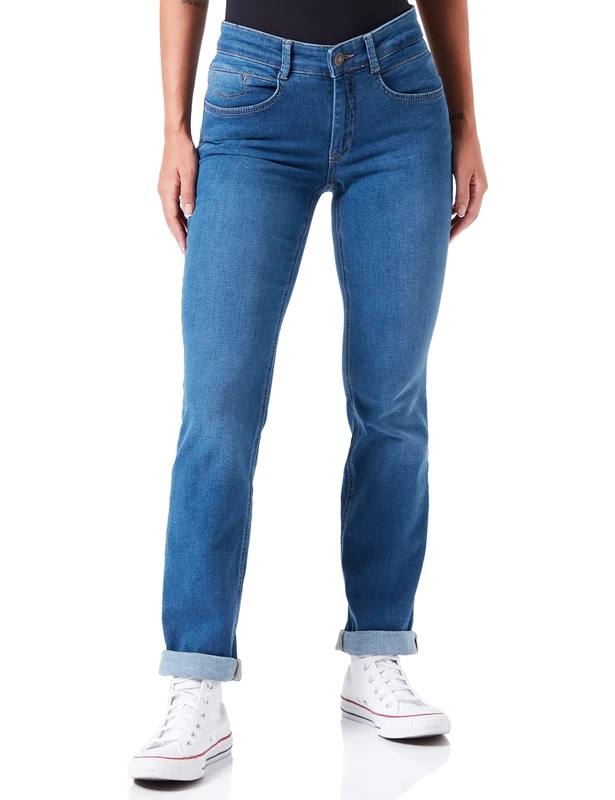 Atelier GARDEUR Women's Vicky803 Trouser, Stone Used (7167), 6