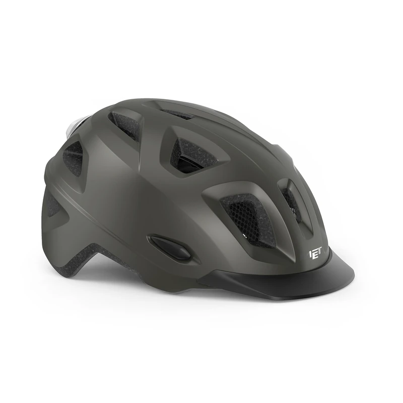 MET - Mobilite Urban Cycling Helmet In Titanium Size Medium/Large (57-60 cm)